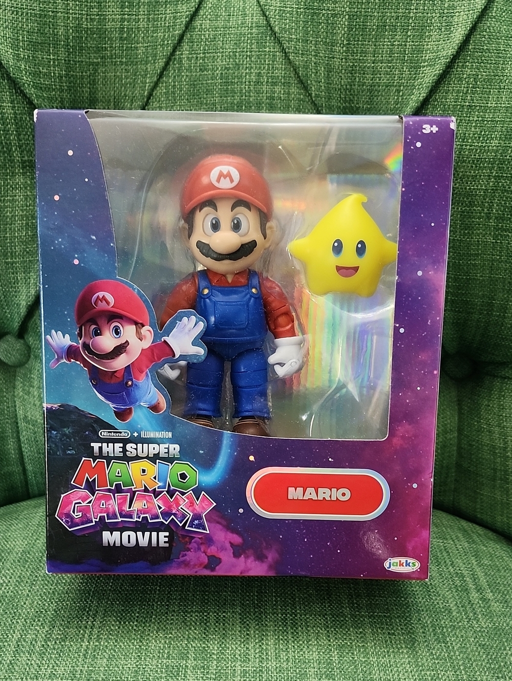 Nintendo Mario Action Figure - Red & Blue The Super Mario Galaxy Movie